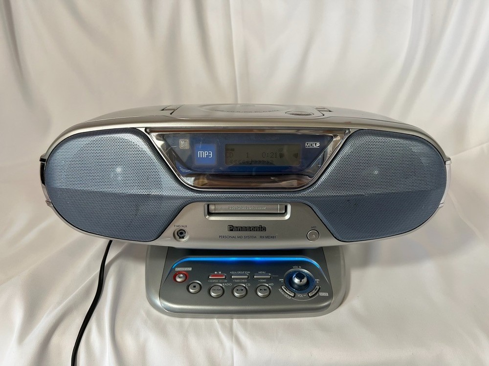 Personal MD system RX-MDX61 CD and MD operation confirmed