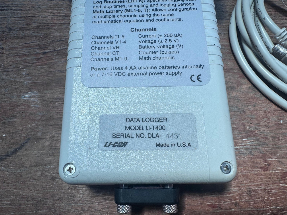 LI-COR LI-1400 Data Logger