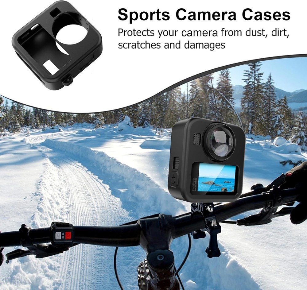 Silicone Protective Case for GoPro Max 2 with Open-Vent Design & Protective