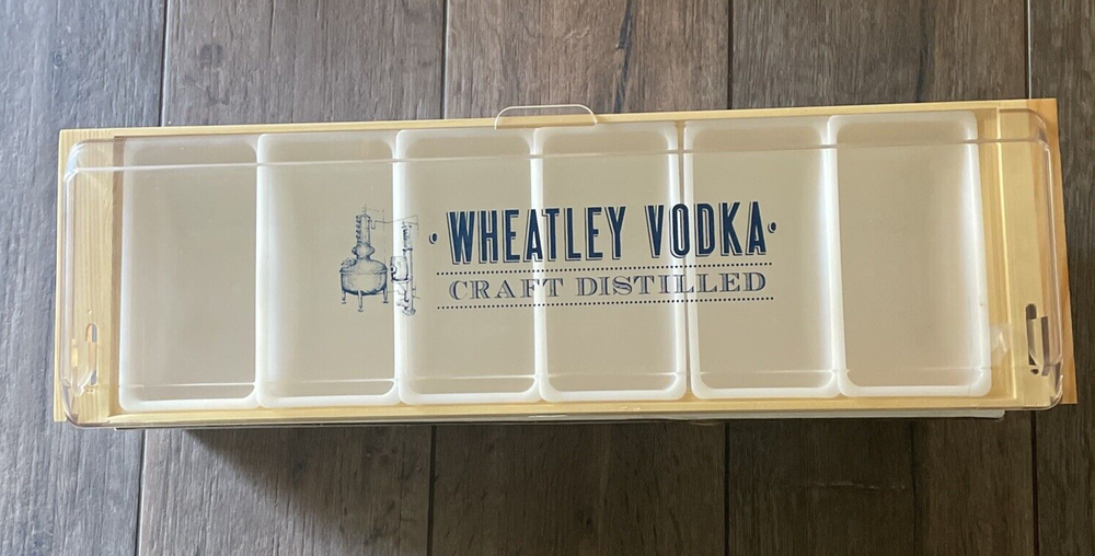 Wheatley Vodka Wooden Condiment Caddy NEW
