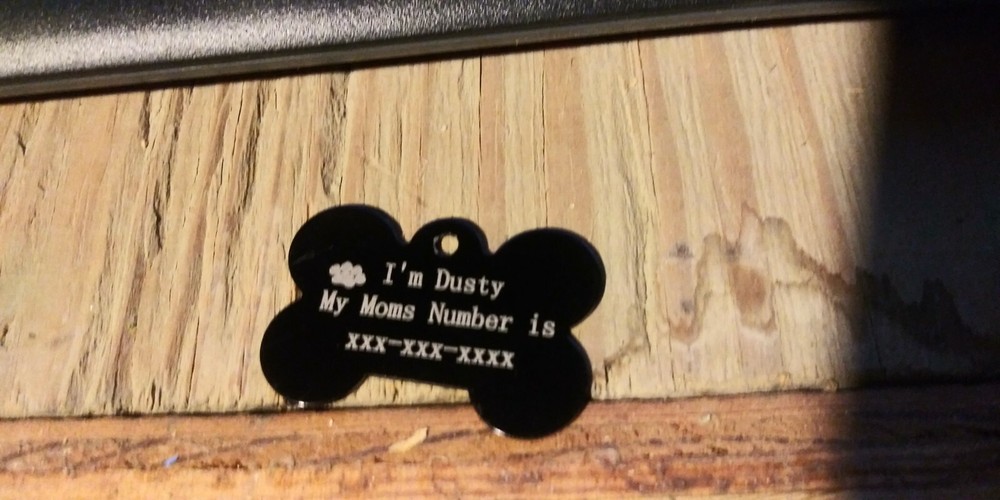 Personalized Bone Shaped pet id tags