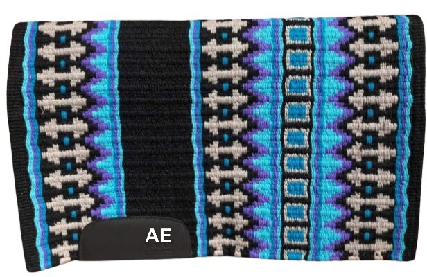 western Show wool saddle blanket Oversized 34*42