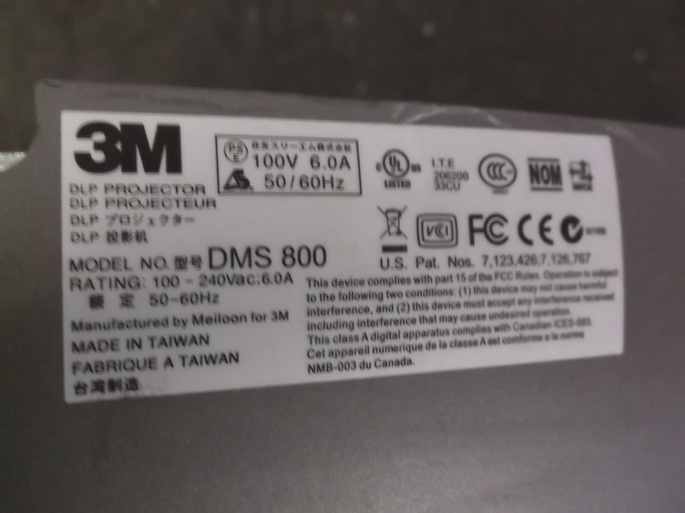 3M Digital Media System 800 DMS800 Vikuiti Electronic Whiteboard *FREE SHIP*