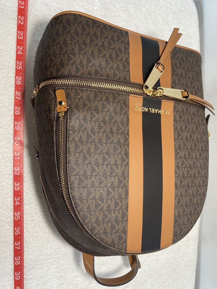 NWT Michael Kors Rhea Backpack- Medium Size- Brown
