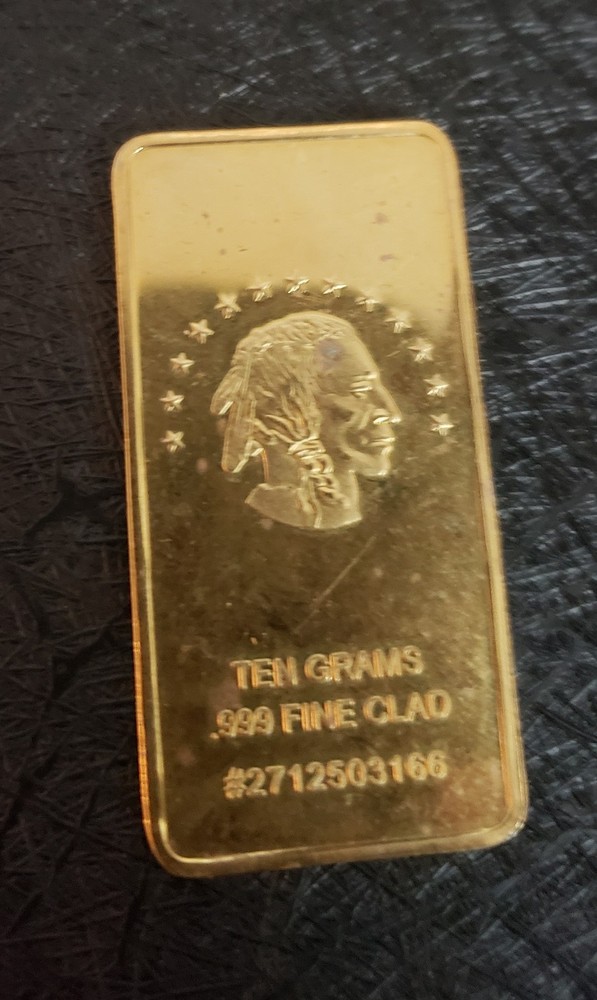 Liberty 10 Grams .999 Fine Clad