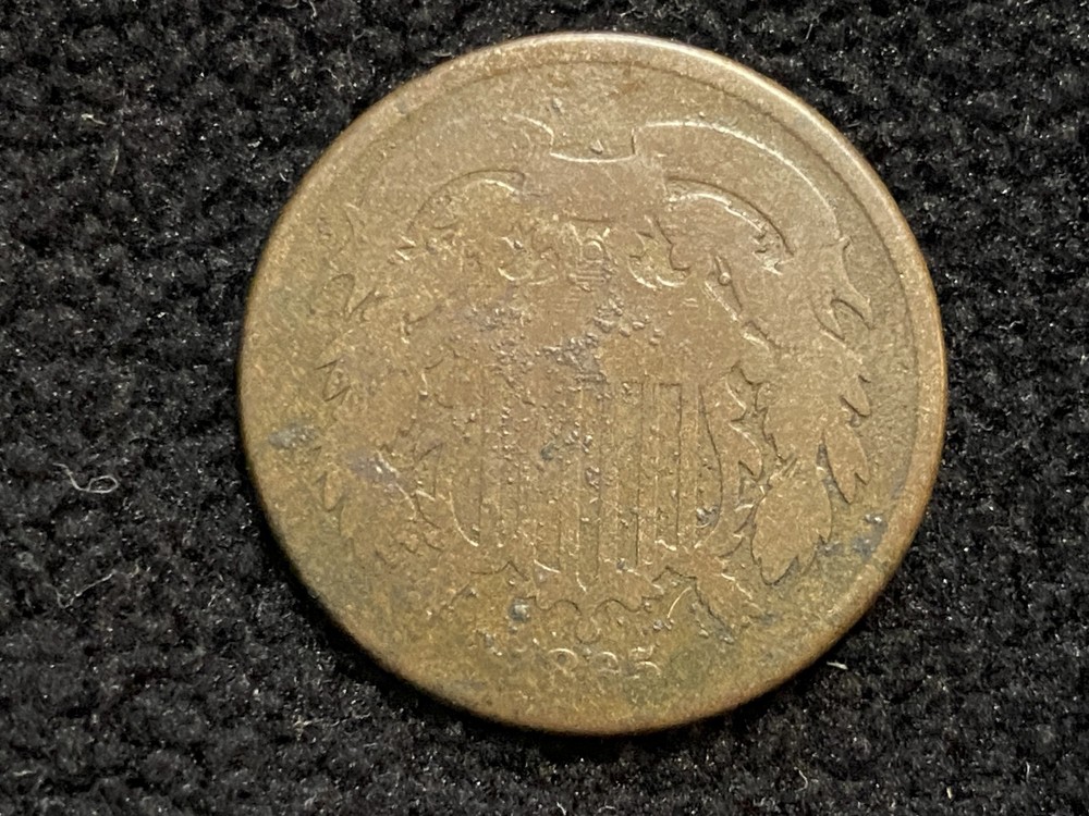 1865 TWO CENT PIECE with  FREE shipping z