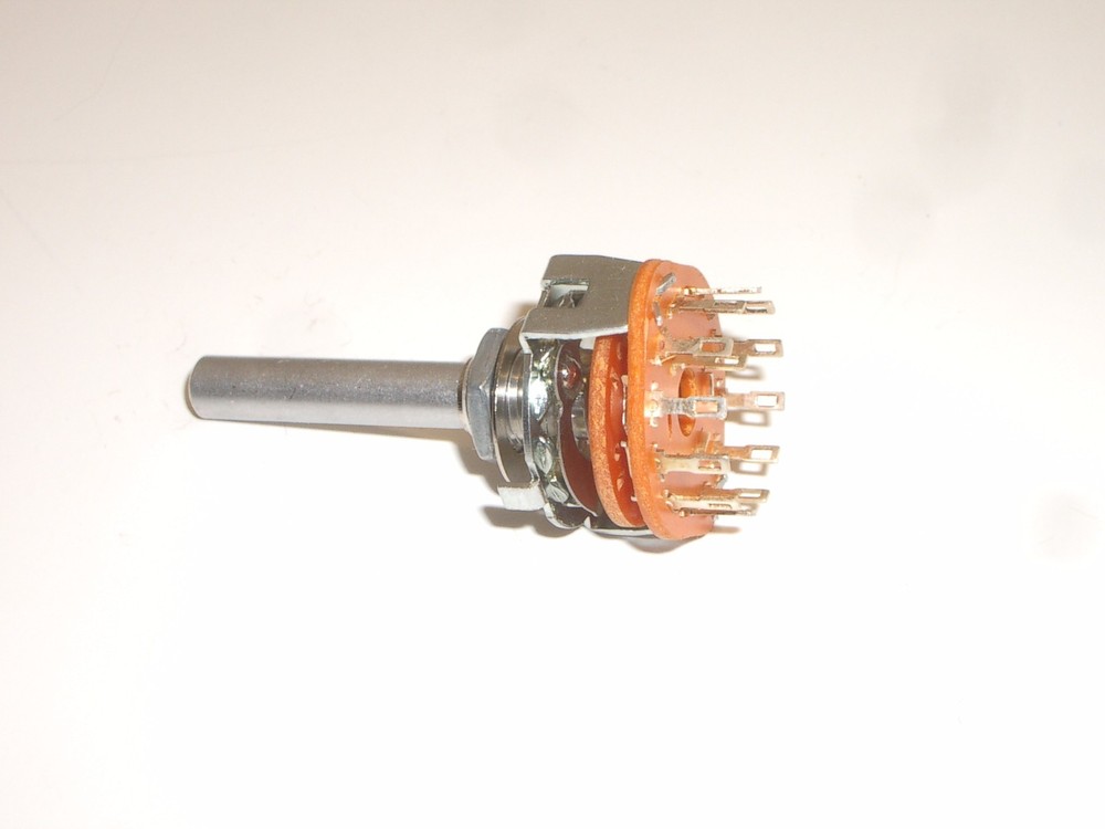 PHILMORE 30-15204 ROTARY SWITCH 2 POLE 4 POSITION OPEN FRAME MBB SHORTING