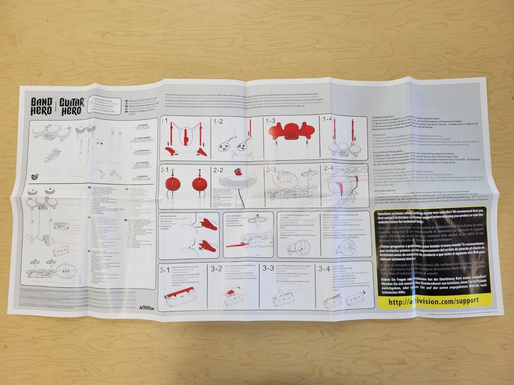 Band Hero/Guitar Hero Quick Start Guide