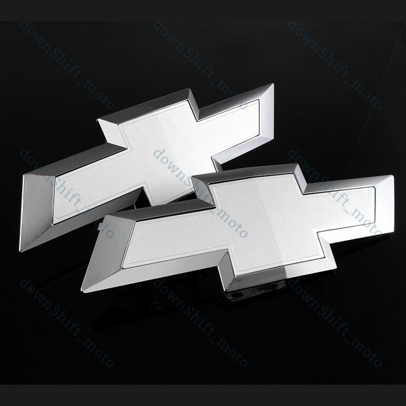 Front & Tailgate Bowtie Emblem For 2016-2018 Chevy Chevrolet Silverado 1500