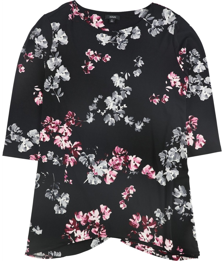 Alfani Womens Swing Pullover Blouse