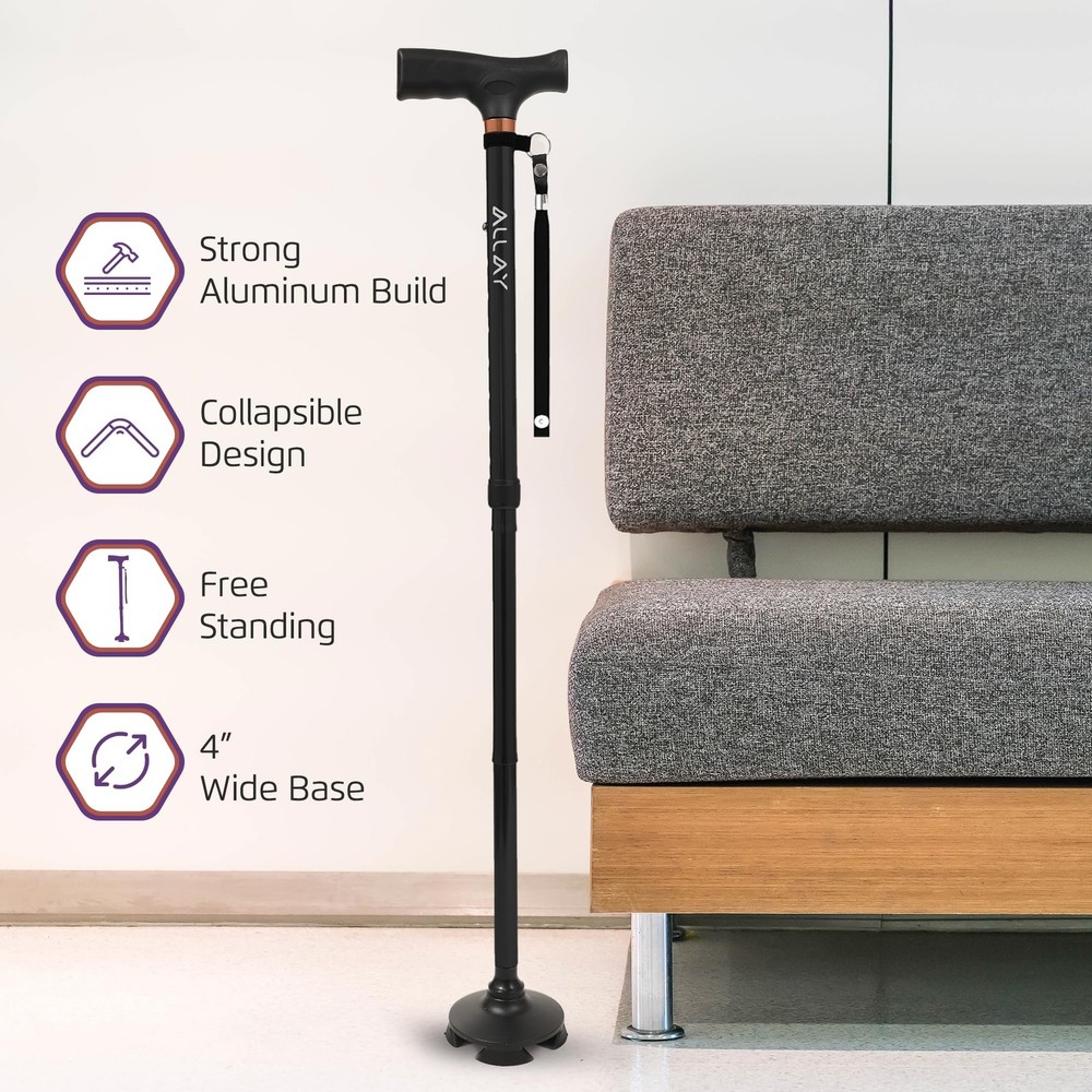 Walking Cane for Men & Women - Foldable, Adjustable, Collapsible Walking Cane...