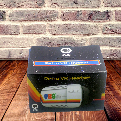 PBS Retro Space-Themed Virtual Reality Headset for Android iPhone + PBS VR APPS
