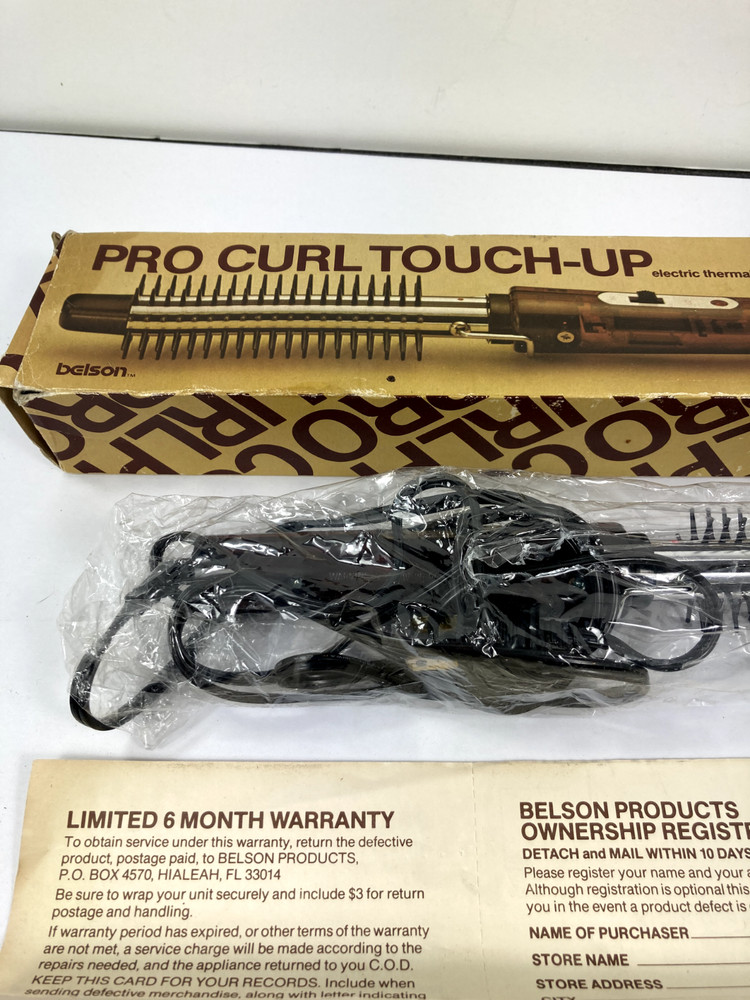NOS Beison Pro Curl Touch Up Electric Curling Iron Open Box