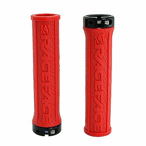 RaceFace Half Nelson Lock-on Grips , Red
