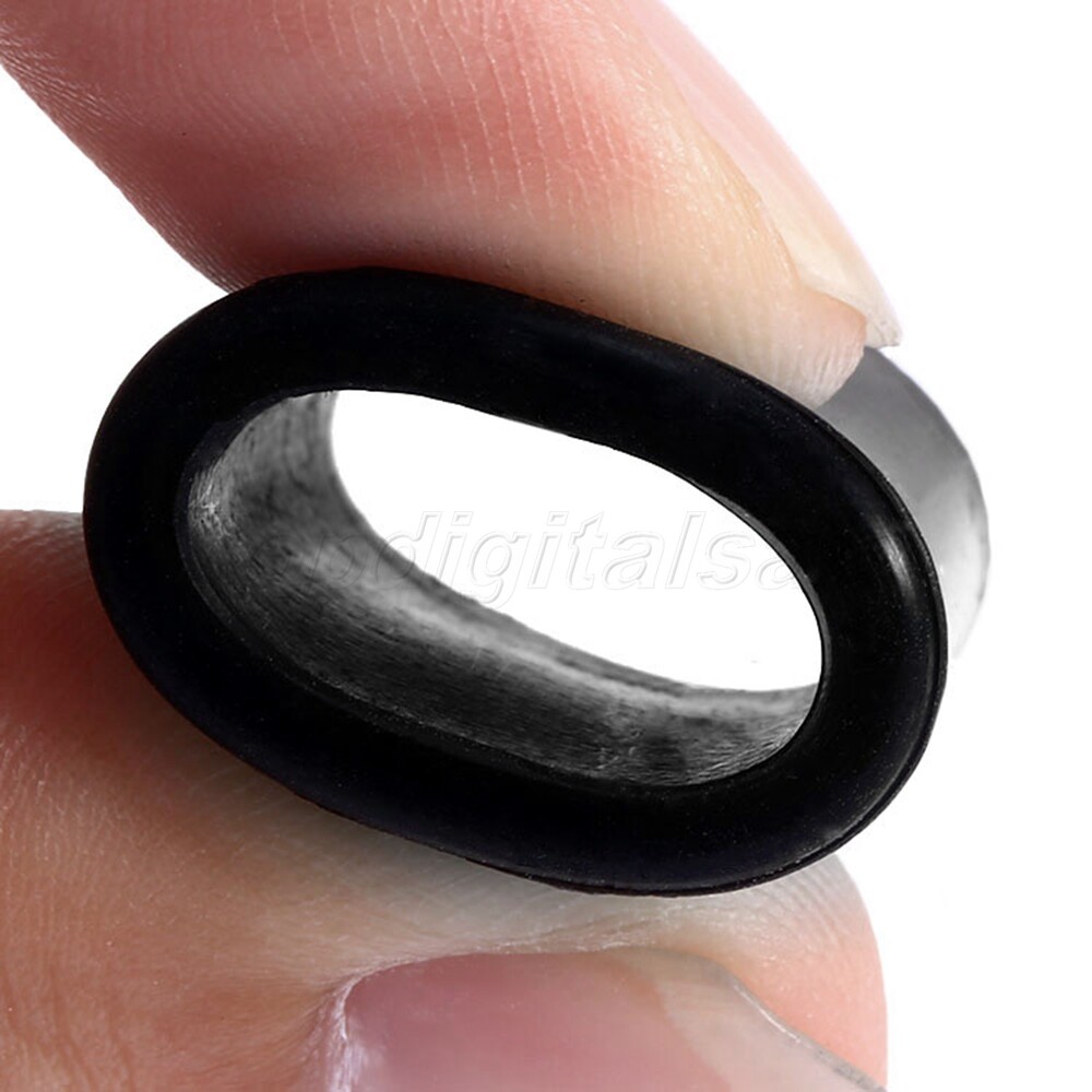 10Pcs Rubber Black Smoking Pipe Tip Grips Pipe Stems Protector Smoking Supply