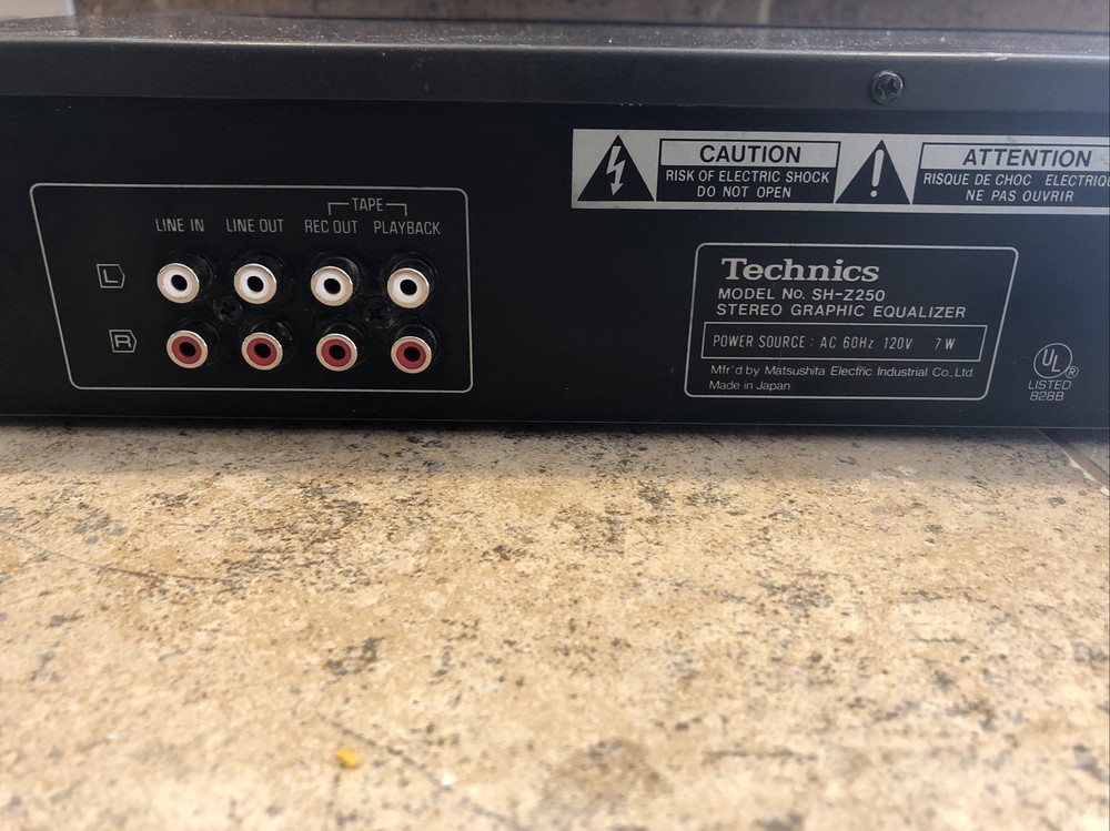 Technics SH-Z250 Stereo Graphic Equalizer WORKS GREAT