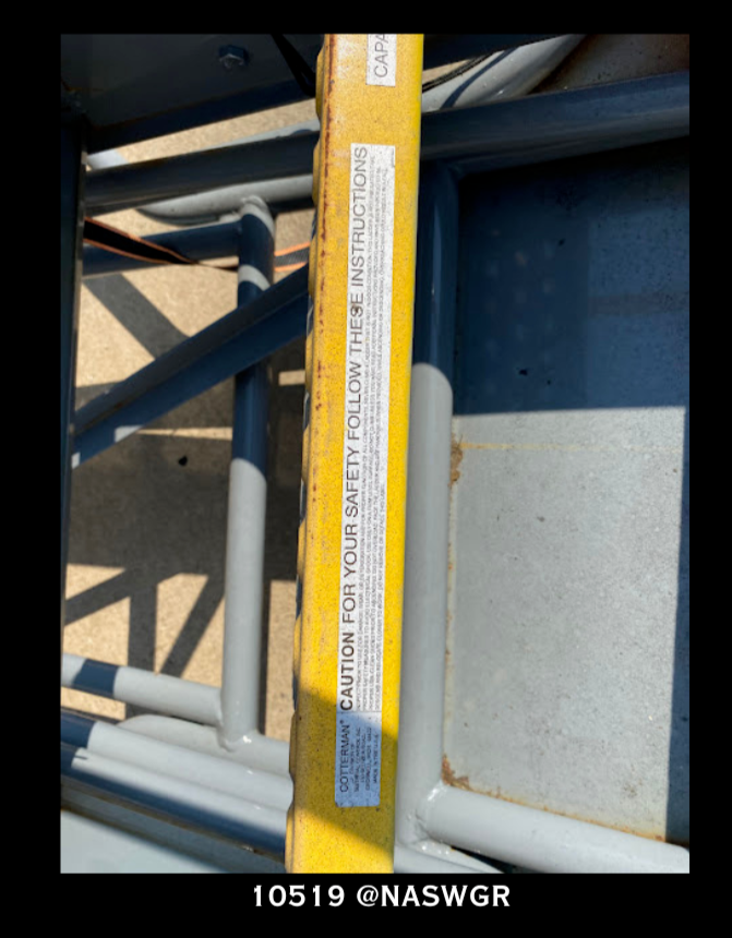 Cotterman Workmaster Heavy-Duty Rolling Ladder - 15 Step Ladder