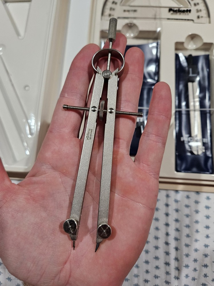 Vintage Pickett 1503 NC Drafting Tools ( Incomplete Set) *READ