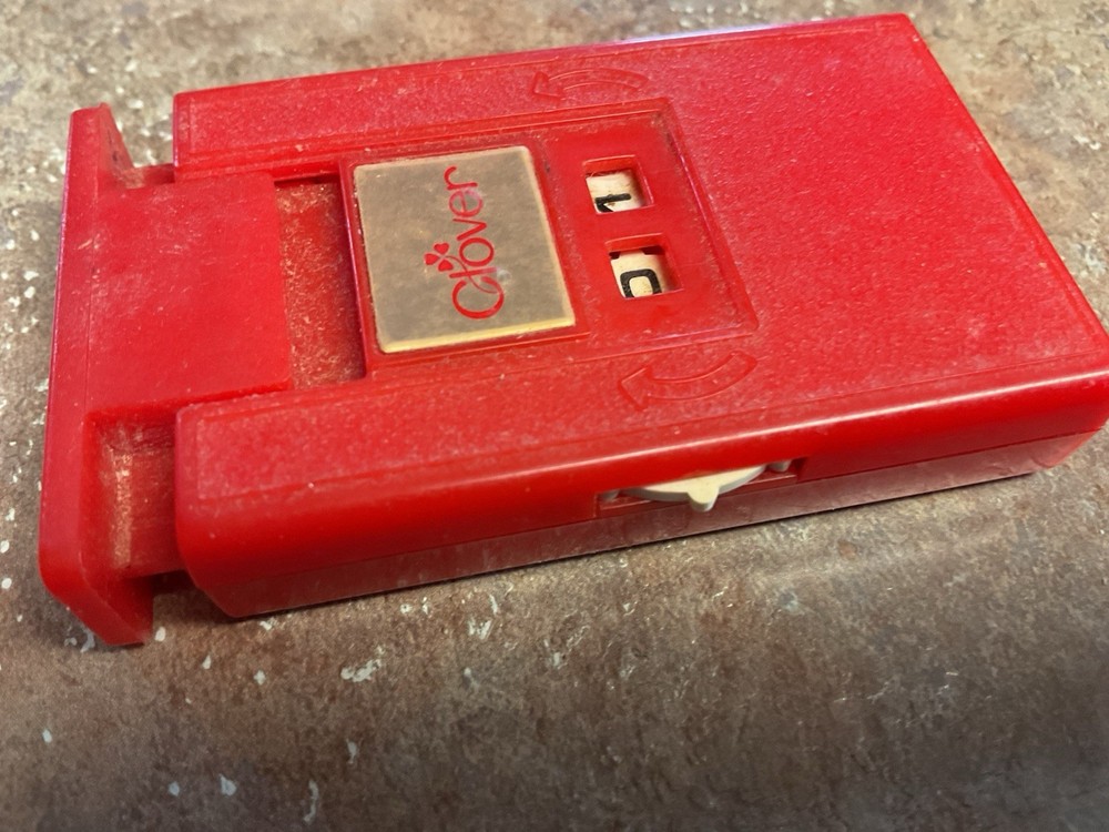 Used handheld clover knitting counter