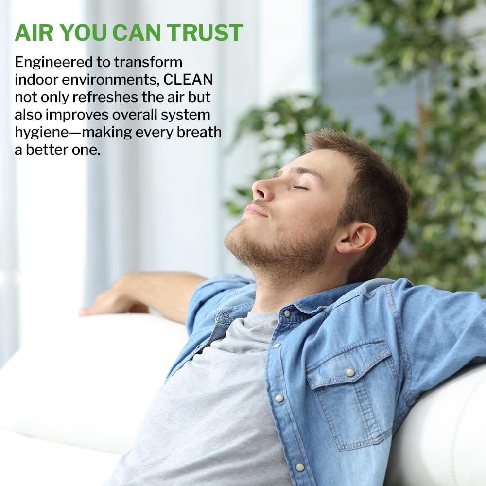 PermaSafe HVAC Solutions CLEAN System & Air Deodorizer, 8 Fl Oz (Pack of 1)