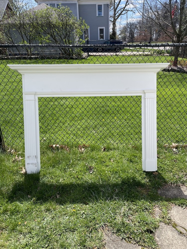 fireplace mantle