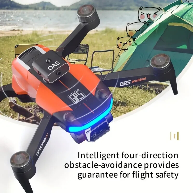 Dual Electric GPS Medium Obstacle Avoidance Drone With Dual Camera ESC Optical