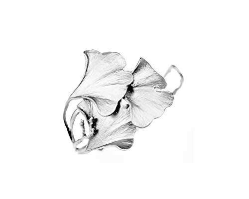 MICHAEL MICHAUD Gingko Sterling Silver Cuff Bracelet #7181 SP