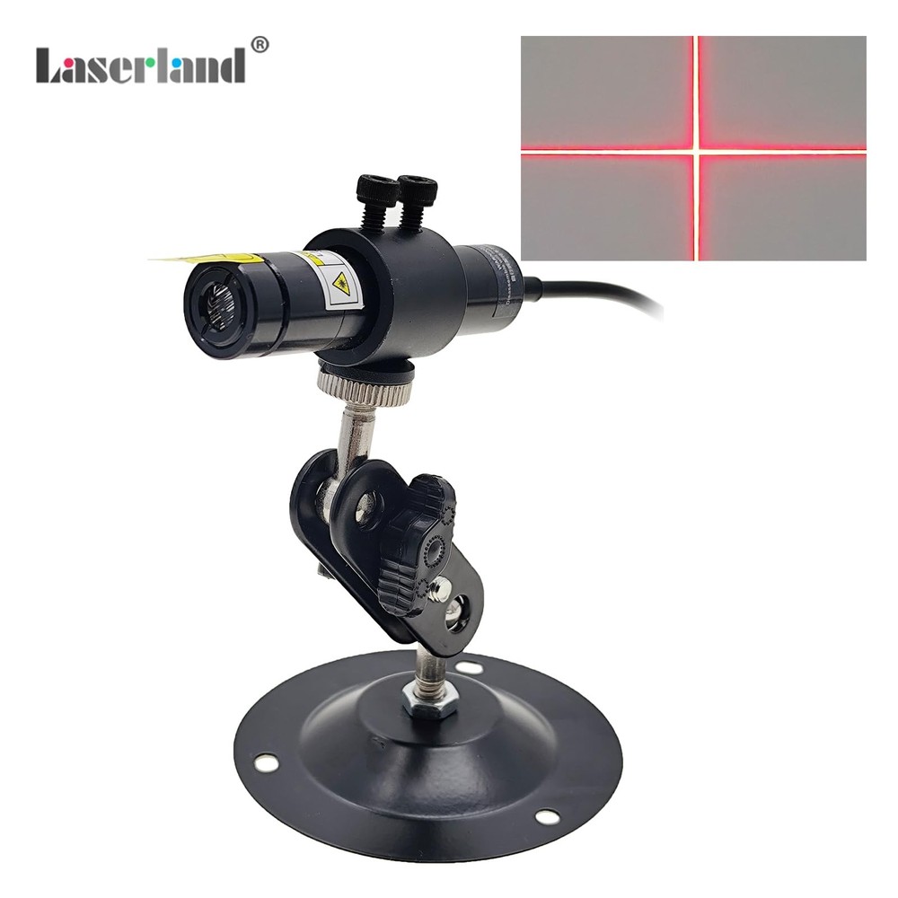 Bright Red Light Cross Module Focusable Locator Generator Placement