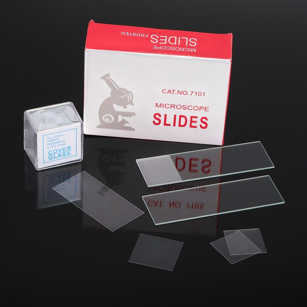 500pcs Cover Slips for Microscope Slides, 24x50mm Microscope Cover Rectangle
