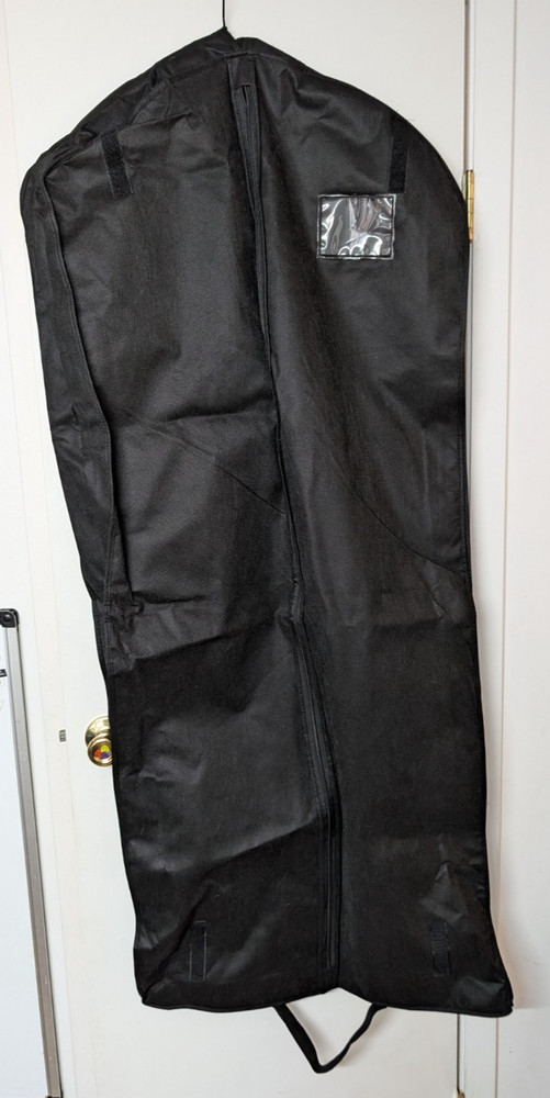 Authentic Bergdorf Goodman fabric foldable garment bag - 54" x 23"