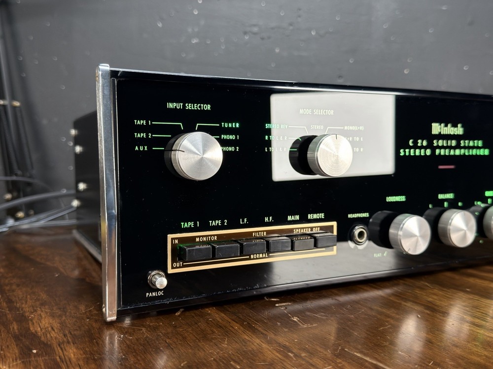 Mcintosh C26 Vintage Solid State Stereo Preamplifier