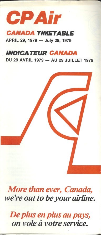 CP Air domestic timetable 4/29/79 [4091]