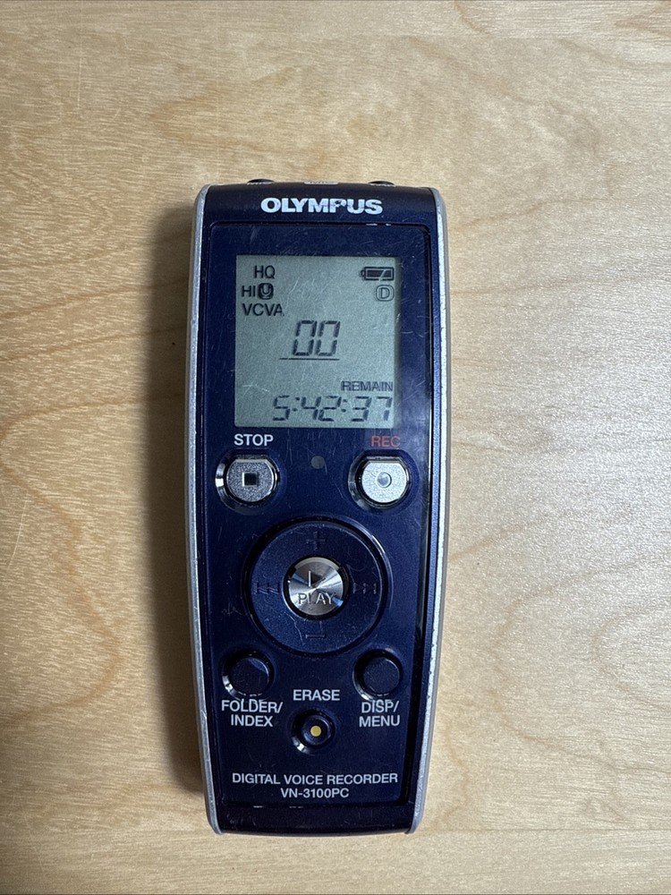 WORKING Olympus Handheld Digital Voice Recorder VN-3100PC