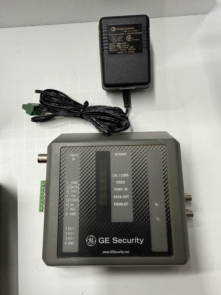 (2) GE Security Video & Reverse MPD Data S731DVT-EST2