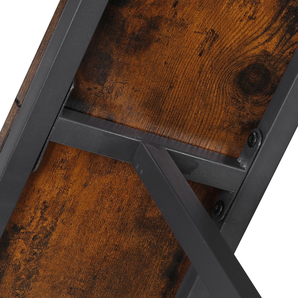 71" Console Table w/ Power Outlet Narrow Sofa Table Entry Table with Metal Frame