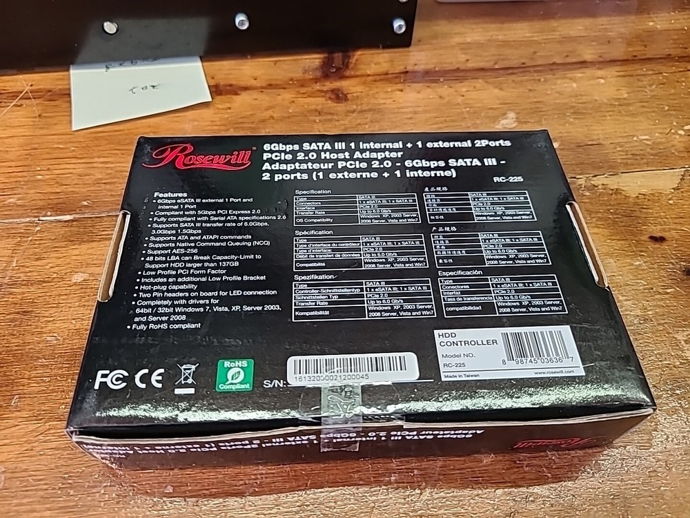 6gb Sata III Internal/external Pcie Host Adaptor