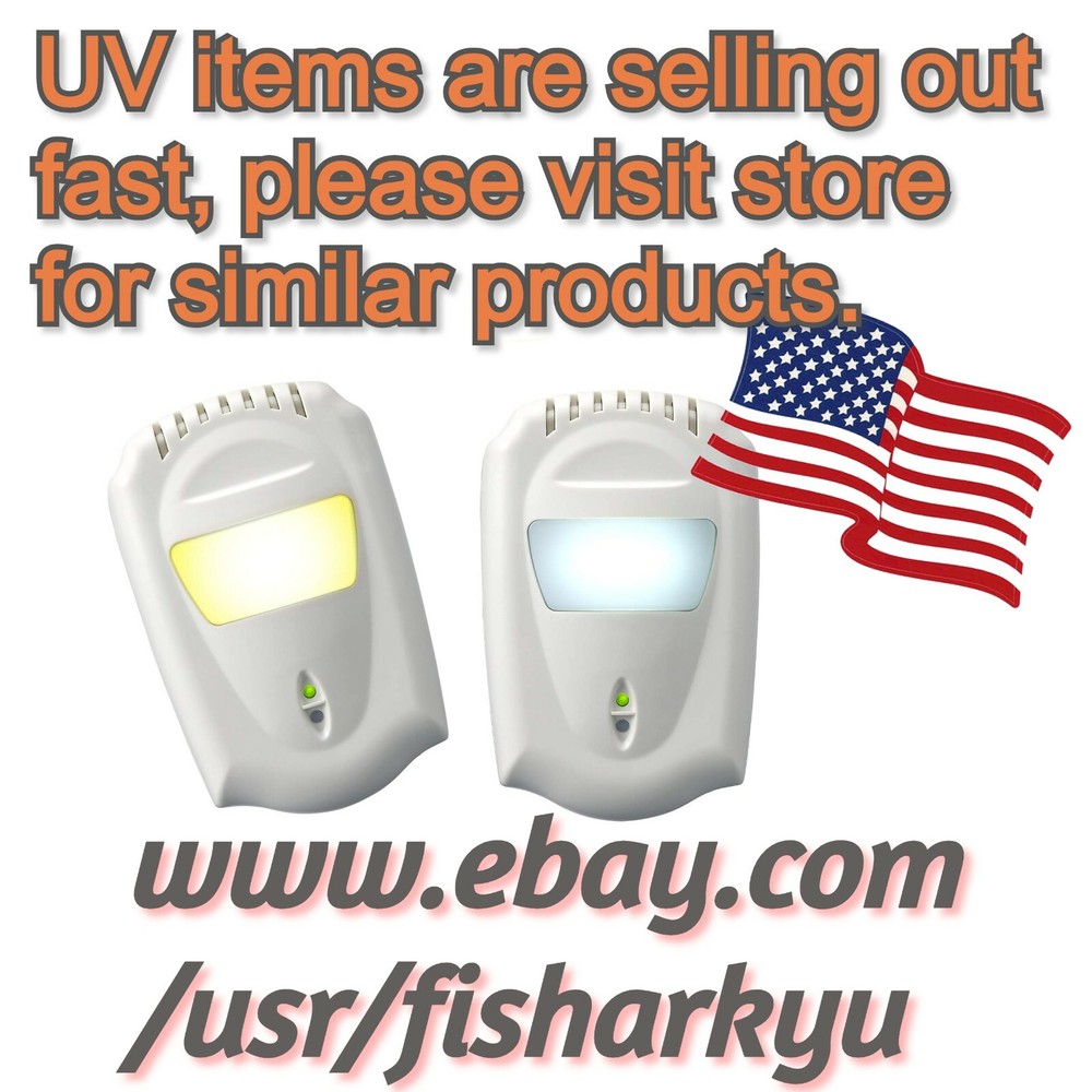 3x Anion Air Sterilizer LED Kill Germ & Oder Cover Pandemic Lockdown (UV Like)