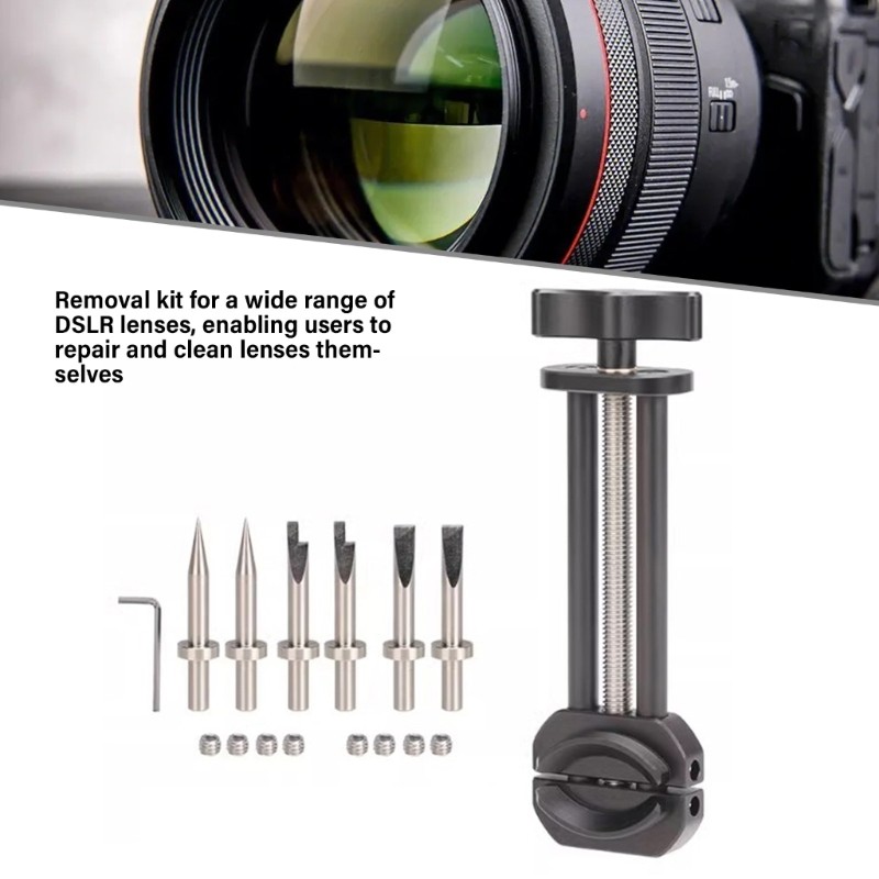 MultiFunction Lens Repair Tool Camera Lens Vise Tool Kit Lens Filter Spanner