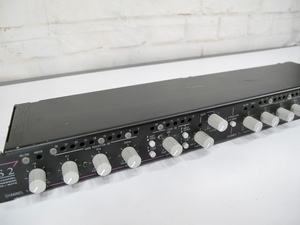 ART CS2 2-Channel Rack Mount Studio Compressor / Limiter / Gate