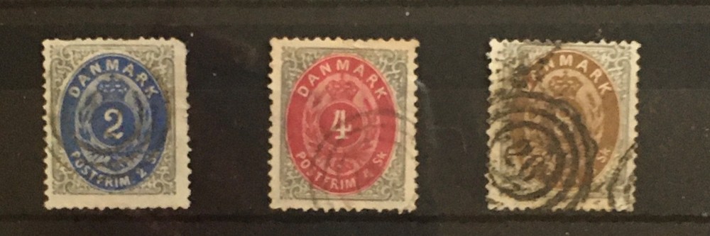 DENMARK 2,4,8 SKILLING FINE USED