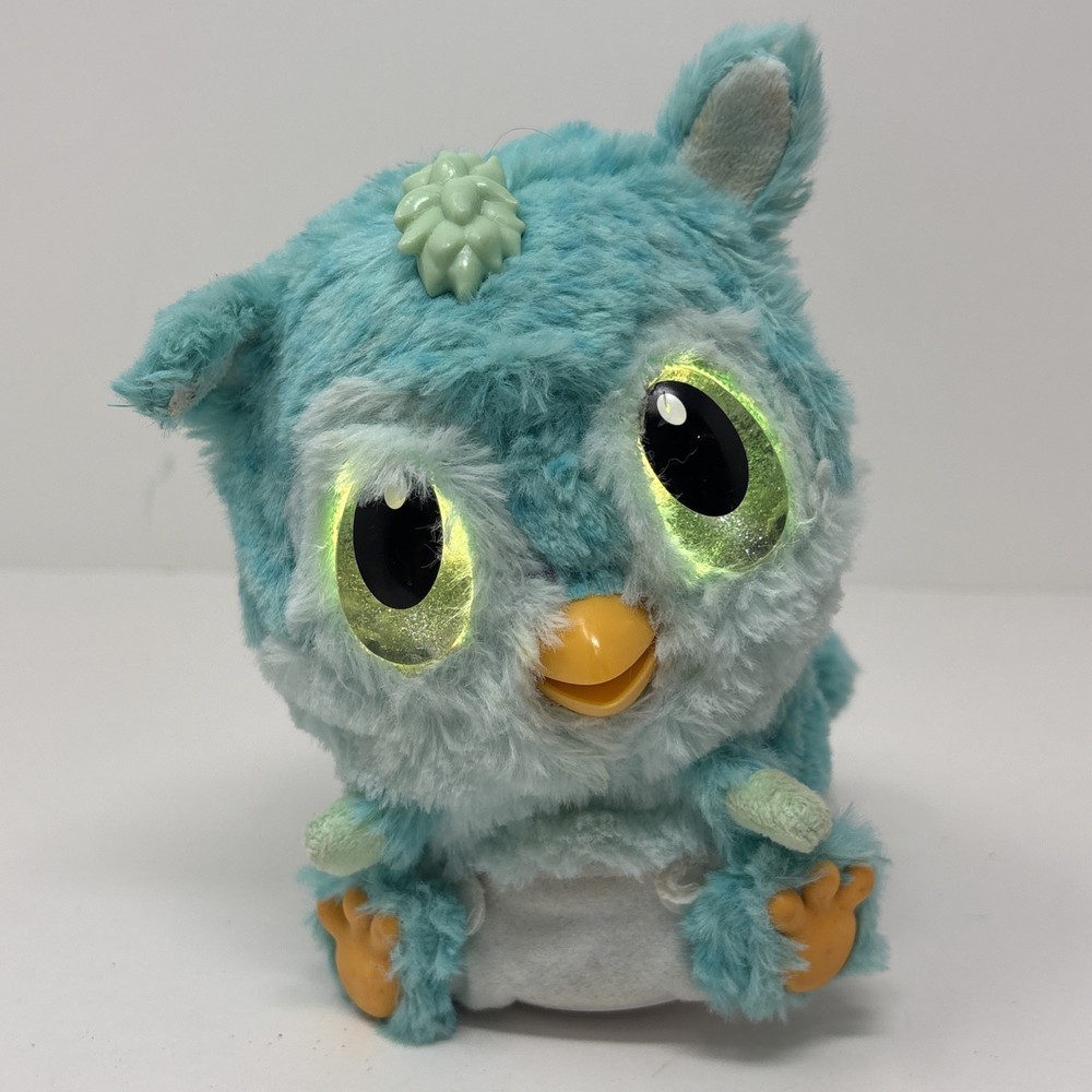 Hatchimals Blue Green HATCHIBABIES Chipadee working Spinmaster Hatchibaby Tested