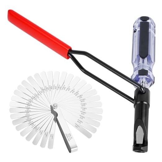 10mm Jam Nut Valve Adjustment Tool,Slotted Valve Adjusting Stud with 32 Pieces