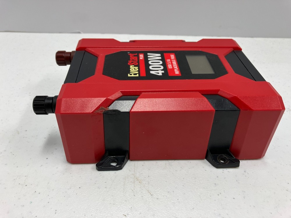 Everstart Plus 400W Power Inverter Model 70002M 12.8V USB 3.1A F