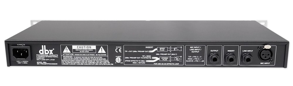 DBX 286S Microphone Mic Pre-Amp Processor 286 S, Phantom Power+Condenser Mic