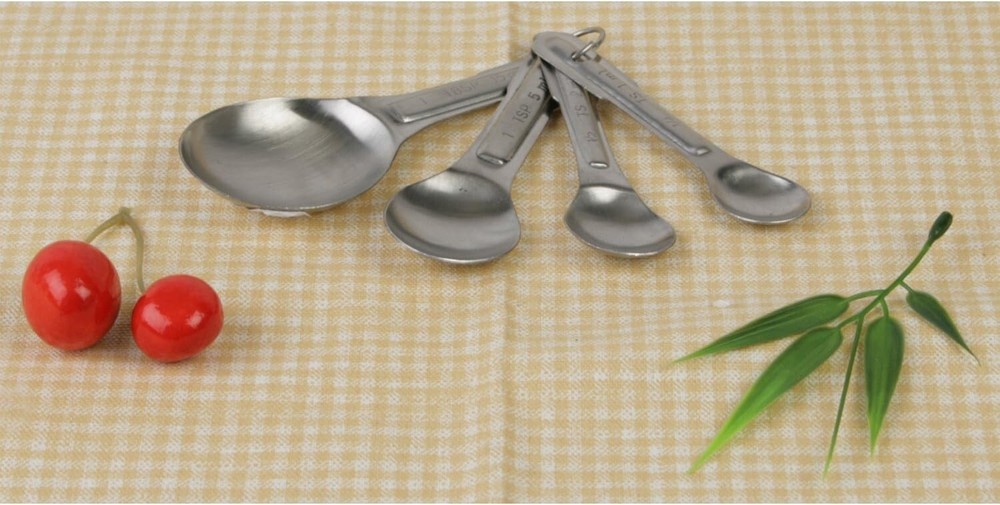 Thunder Group Stainless Steel Measuring Spoon Set