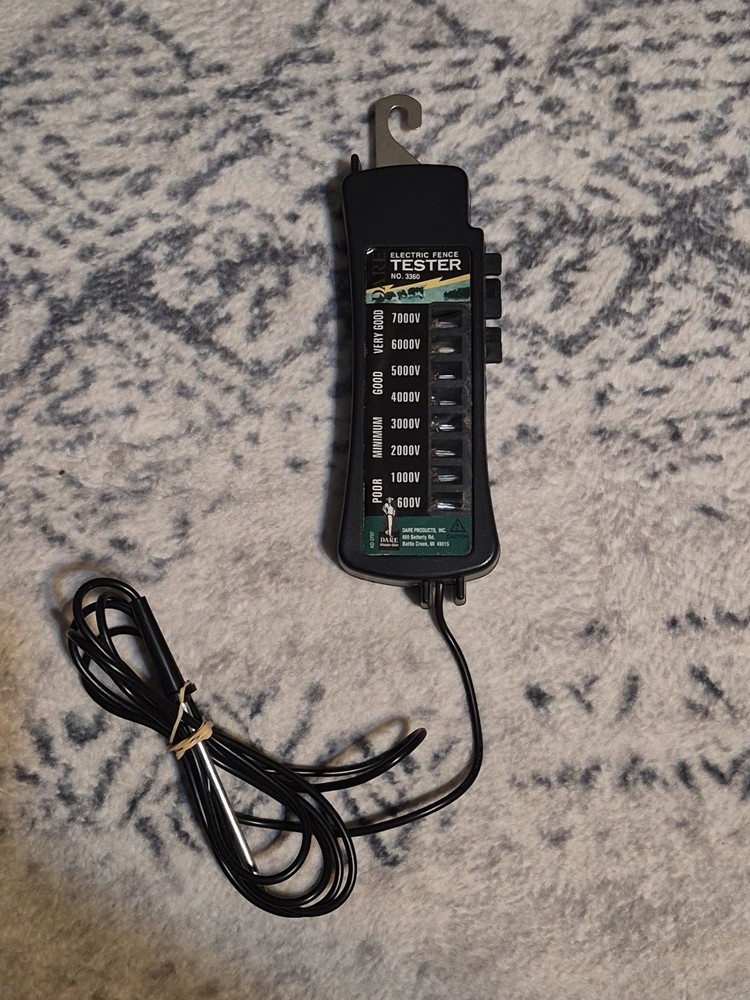 Electric Fence Tester Eight Light Voltage Indicator