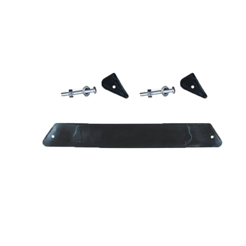 2Pcs Black Stroller Footrest Replacement Adjustable Extension