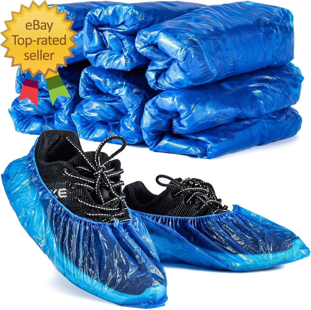Shoe Covers - Boot Covers Plastic Disposable Waterproof Shoe Covers