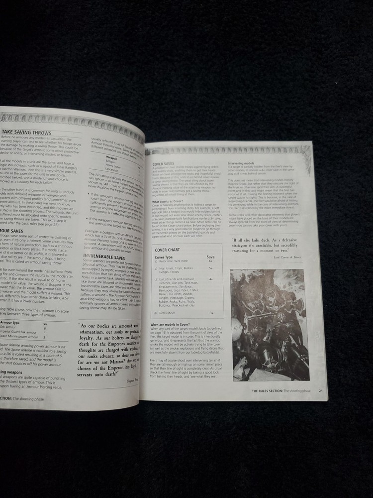 Warhammer 40,000 Rule Book. 2008 Mini