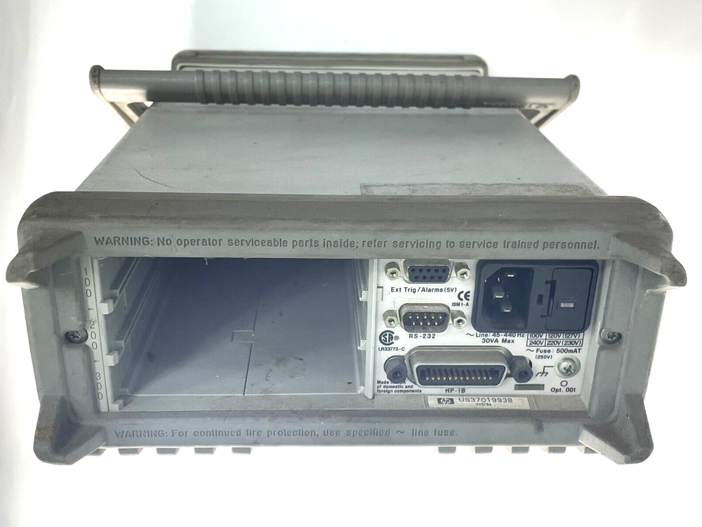 HP AGILENT DATA ACQUISITION/SWITCH UNIT 34970A